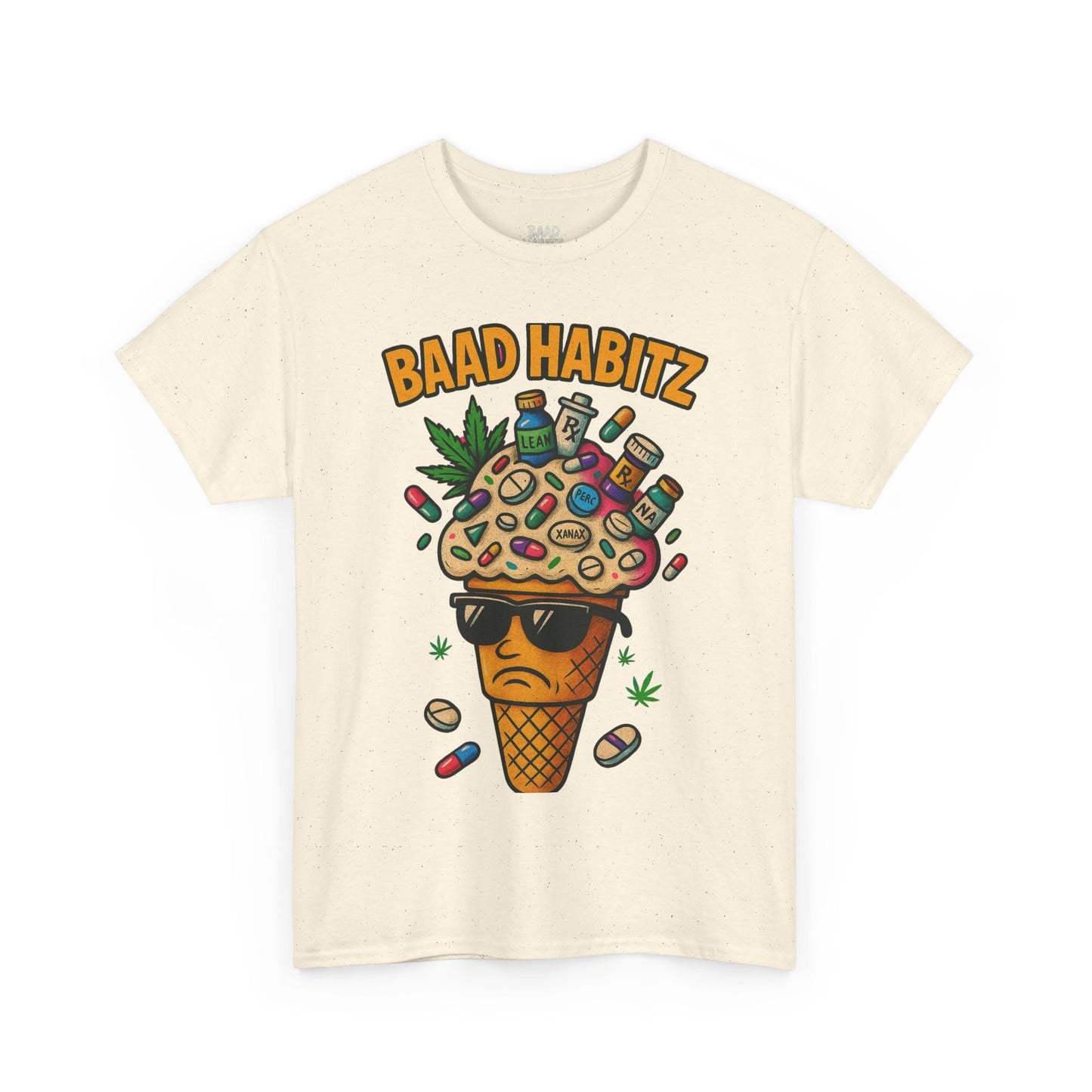 Funny Graphic Tee, Trendy T-Shirt for Casual Wear, Summer Wardrobe Essential, Perfect Gift for Friends, BAAD HABITZ Design