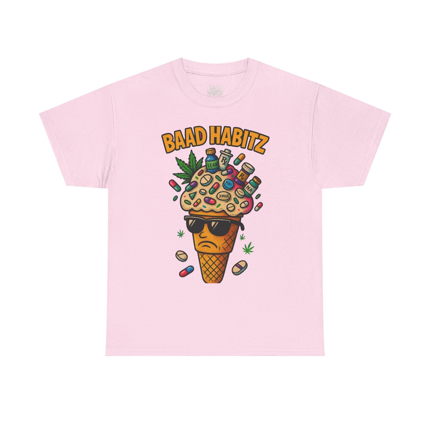 Funny Graphic Tee, Trendy T-Shirt for Casual Wear, Summer Wardrobe Essential, Perfect Gift for Friends, BAAD HABITZ Design