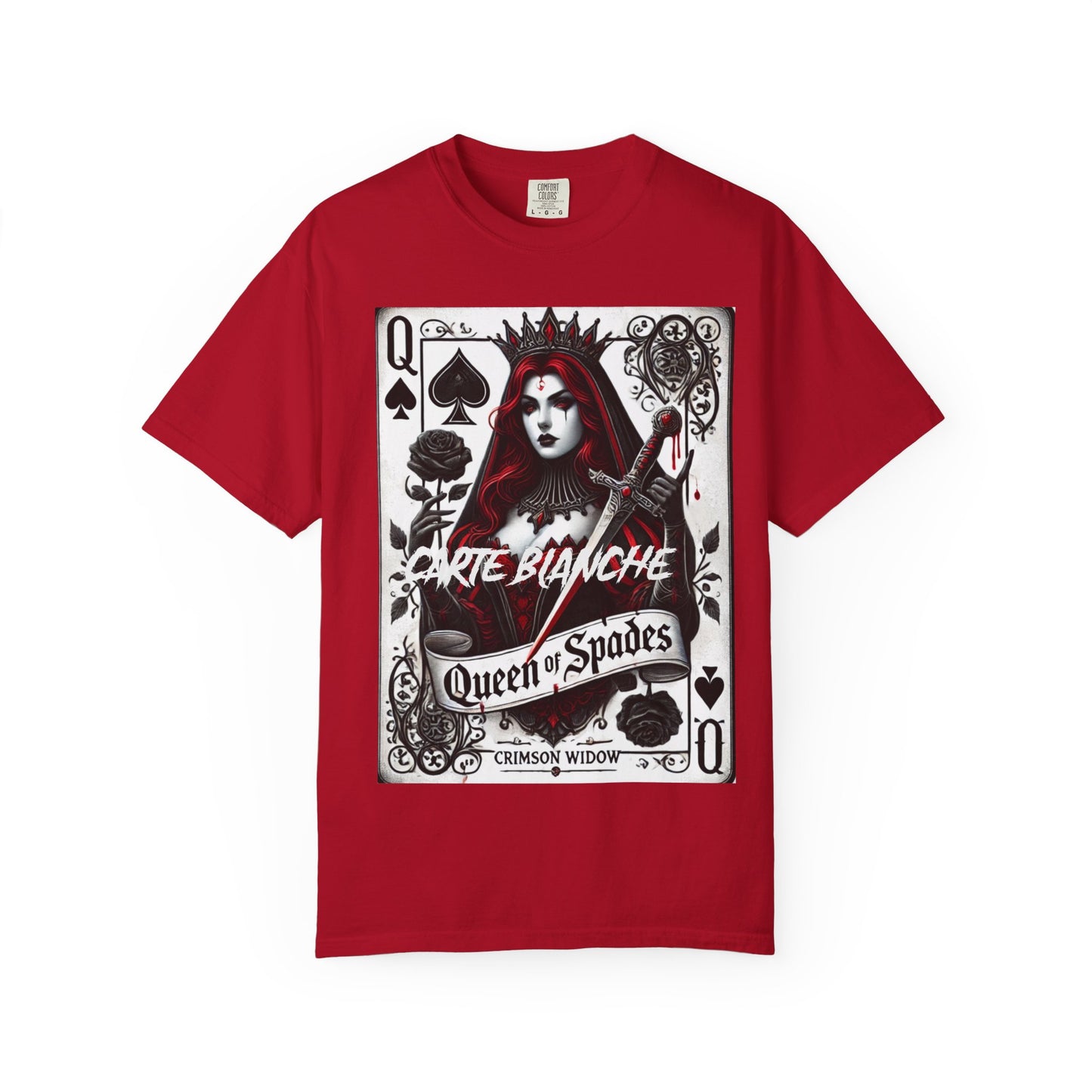 Queen of Spades Unisex T-Shirt - God Save the Queen Graphic Tee