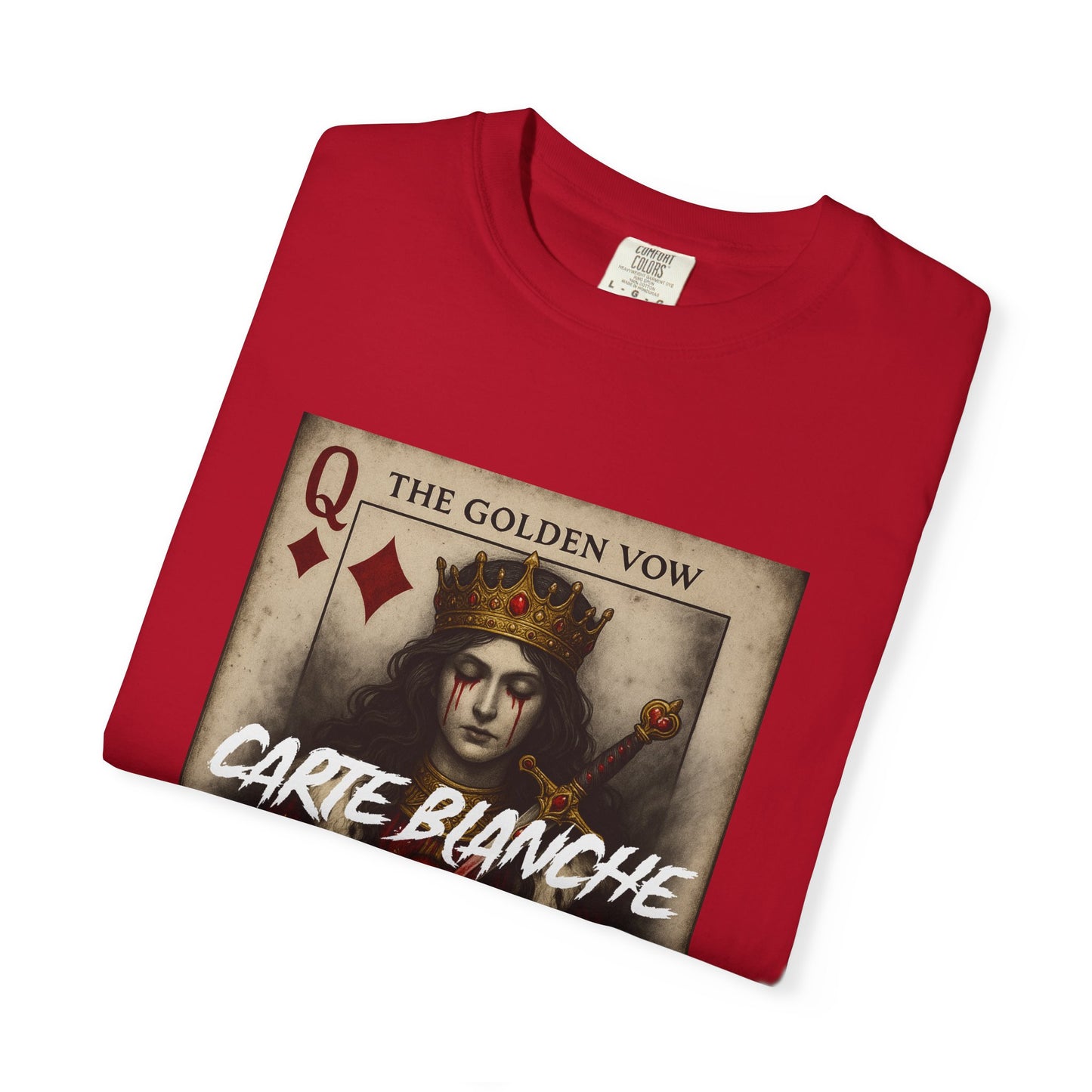 Artistic Unisex T-Shirt - Carte Blanche Playing Card Design