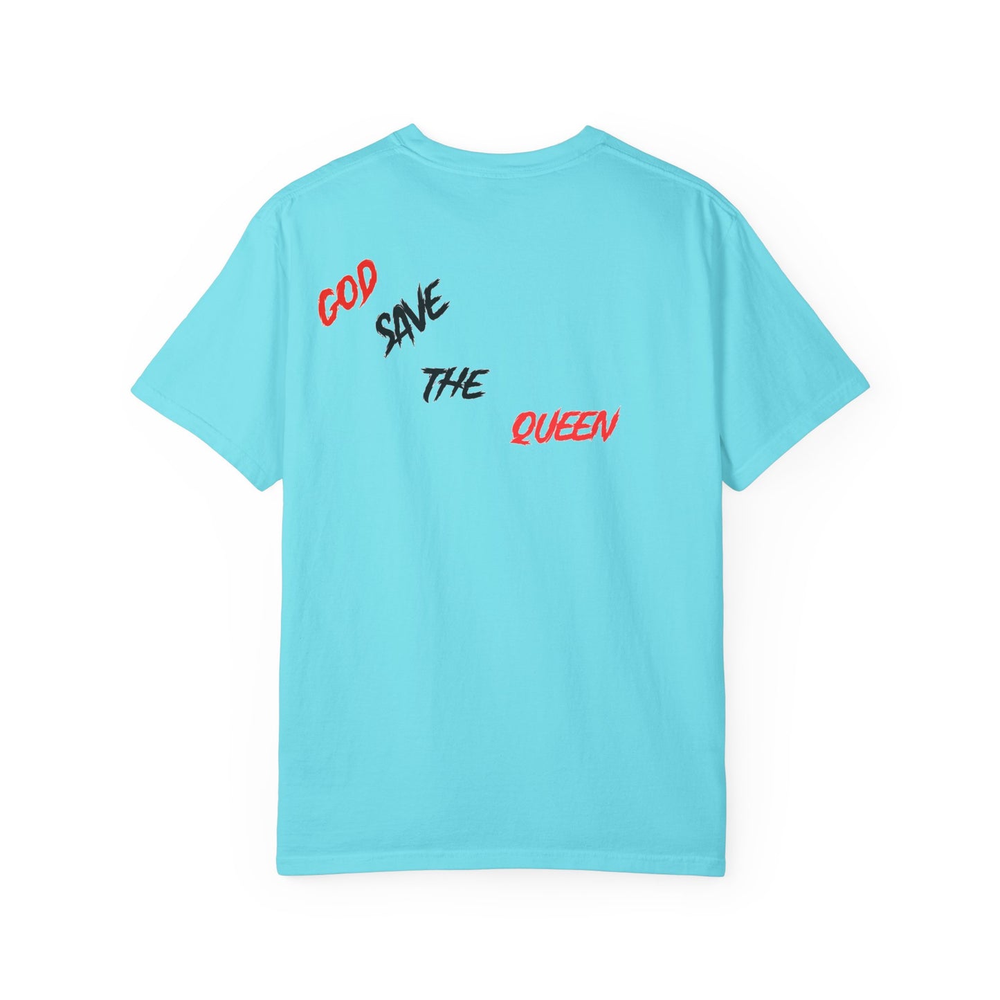 Street Art Graphic T-Shirt - 'God Save the Queen' & 'Carte Blanche' Design