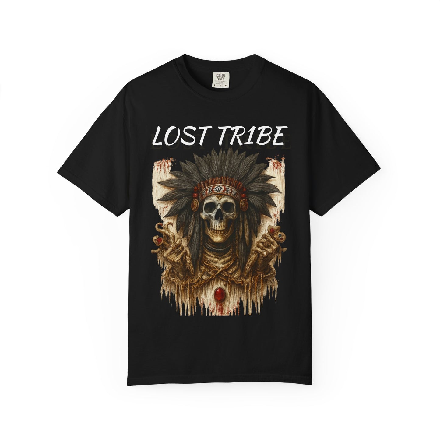 Lost Tribe Unisex Garment-Dyed T-Shirt | Scarcity Graphic Tee for Festival & Everyday Wear