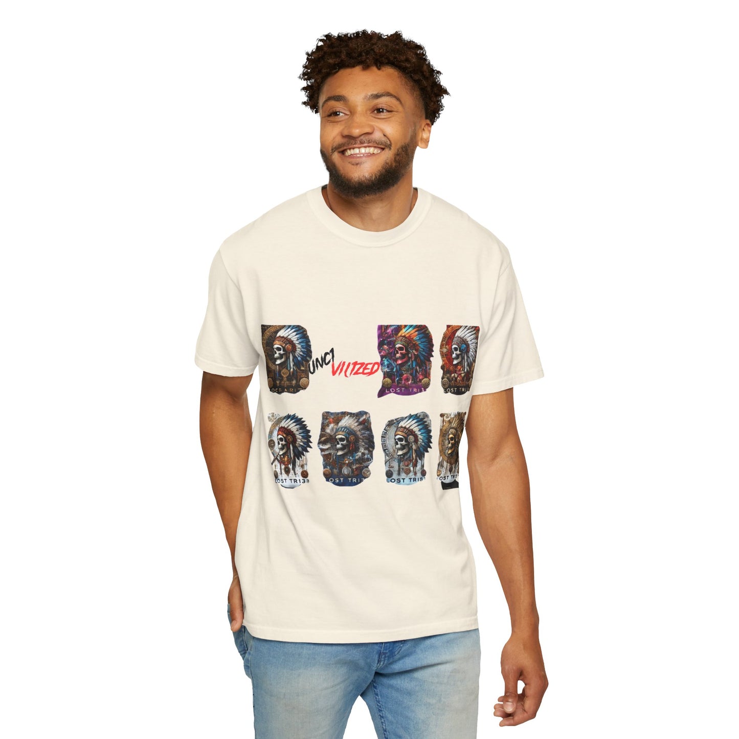 Natural Citizen Graphic T-Shirt - Unisex Garment-Dyed Tee with Unique Lion Designs