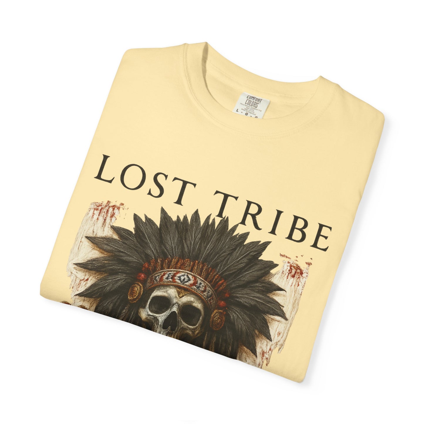 Lost Tribe Unisex Garment-Dyed T-Shirt | Scarcity Graphic Tee for Festival & Everyday Wear