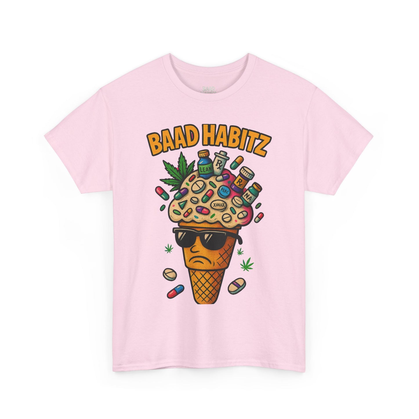 Funny Graphic Tee, Trendy T-Shirt for Casual Wear, Summer Wardrobe Essential, Perfect Gift for Friends, BAAD HABITZ Design