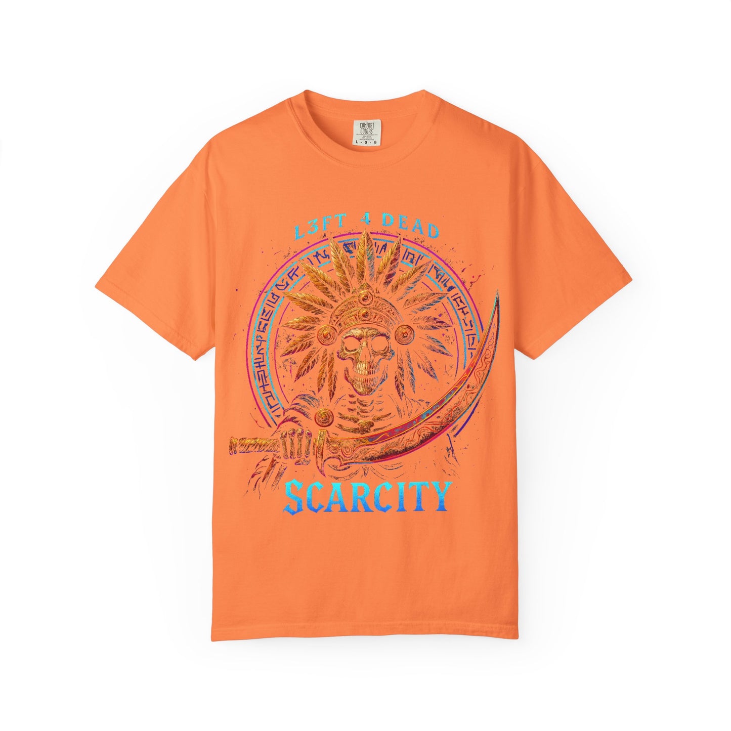 Copy of L3FT 4 DEAD Scarcity Unisex Garment-Dyed T-shirt - Bold Streetwear for Creative Souls