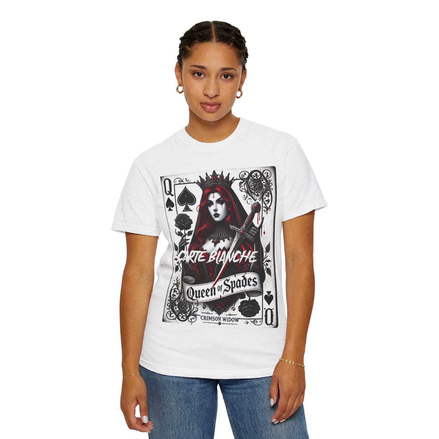 Queen of Spades Unisex T-Shirt - God Save the Queen Graphic Tee