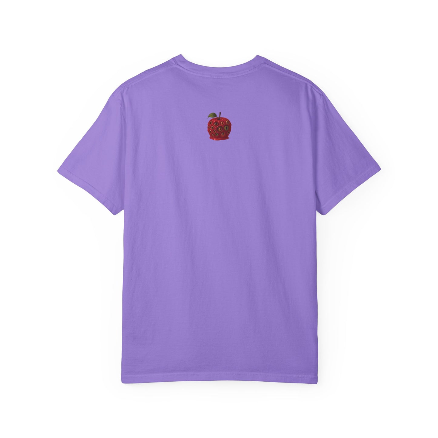 Garment-Dyed Unisex T-Shirt - Noxiae Poena Paresto with Apple Design