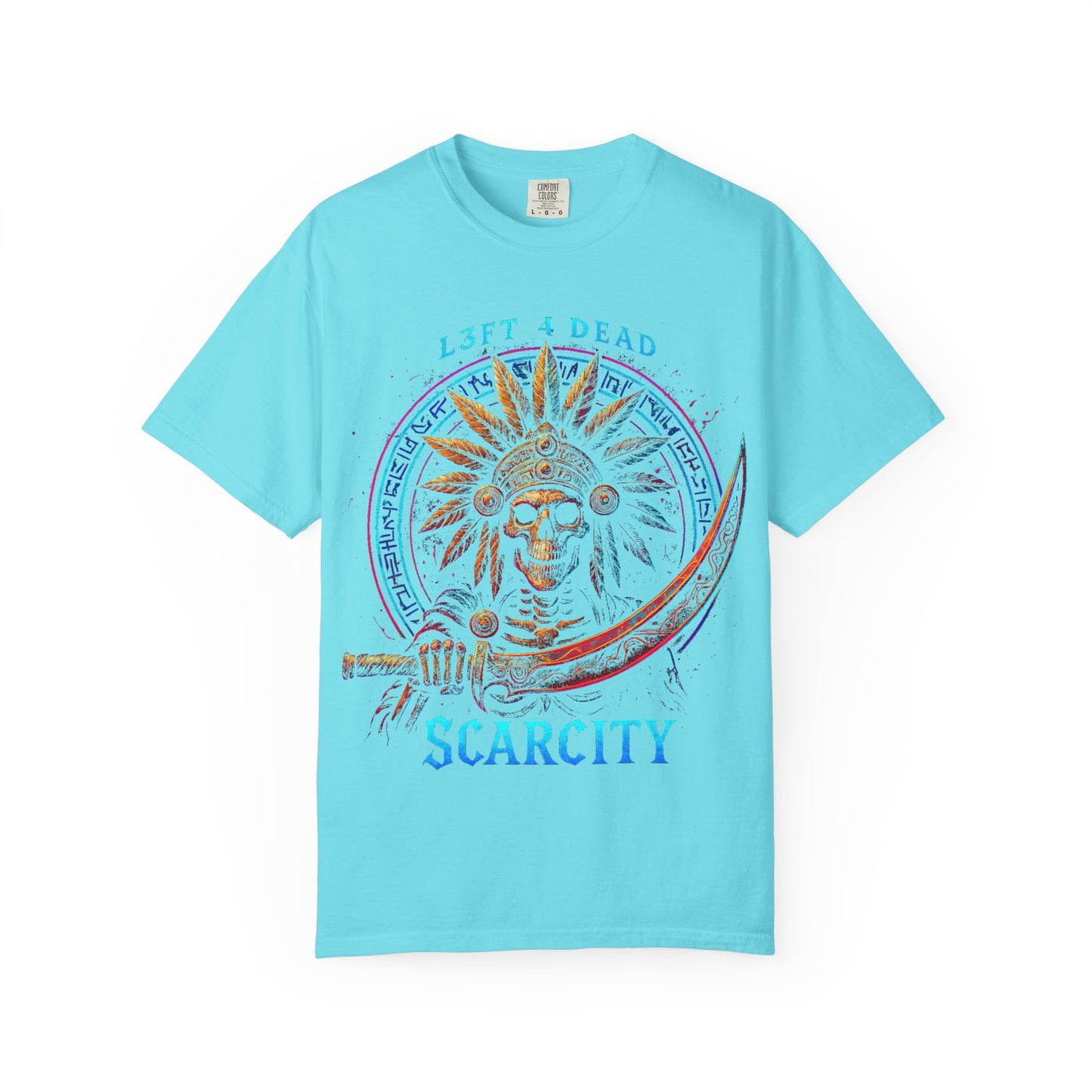 Copy of L3FT 4 DEAD Scarcity Unisex Garment-Dyed T-shirt - Bold Streetwear for Creative Souls