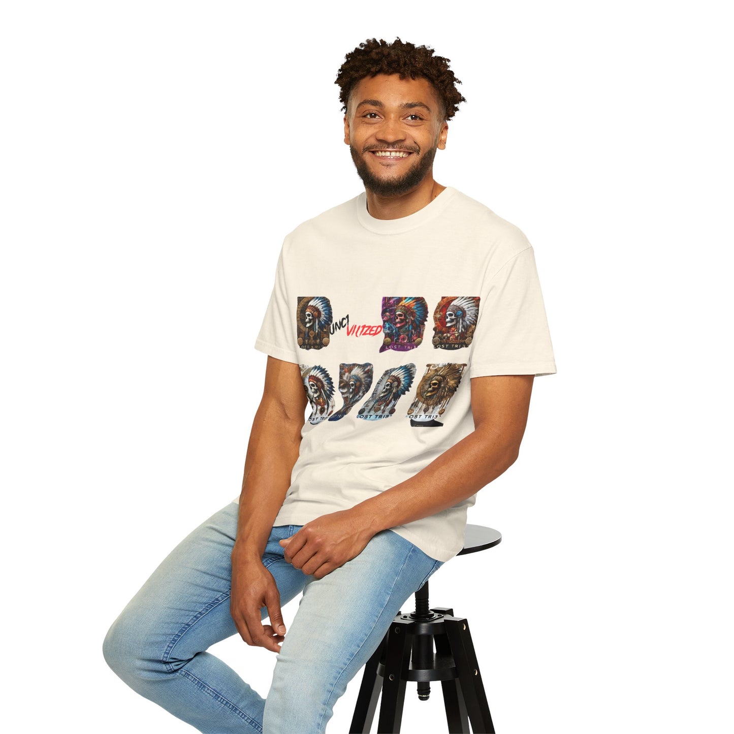 Natural Citizen Graphic T-Shirt - Unisex Garment-Dyed Tee with Unique Lion Designs