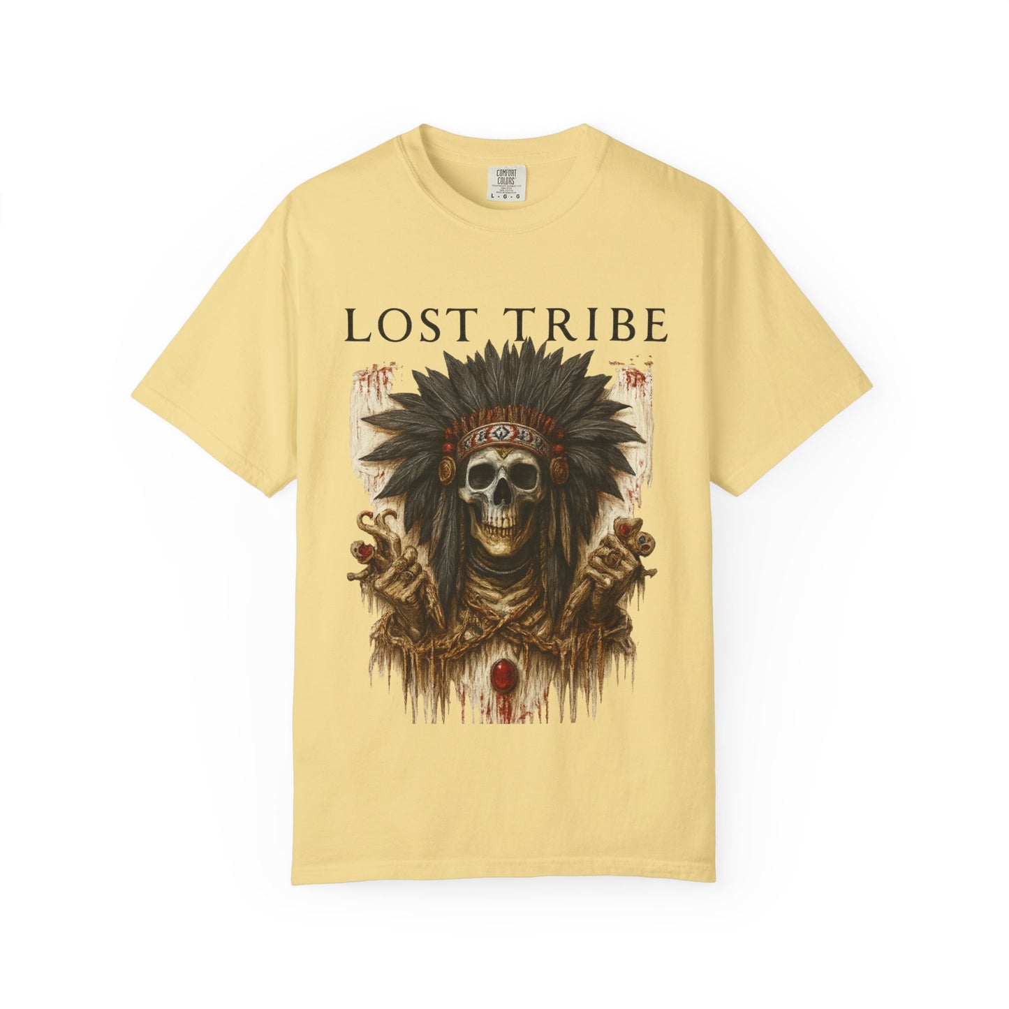Lost Tribe Unisex Garment-Dyed T-Shirt | Scarcity Graphic Tee for Festival & Everyday Wear