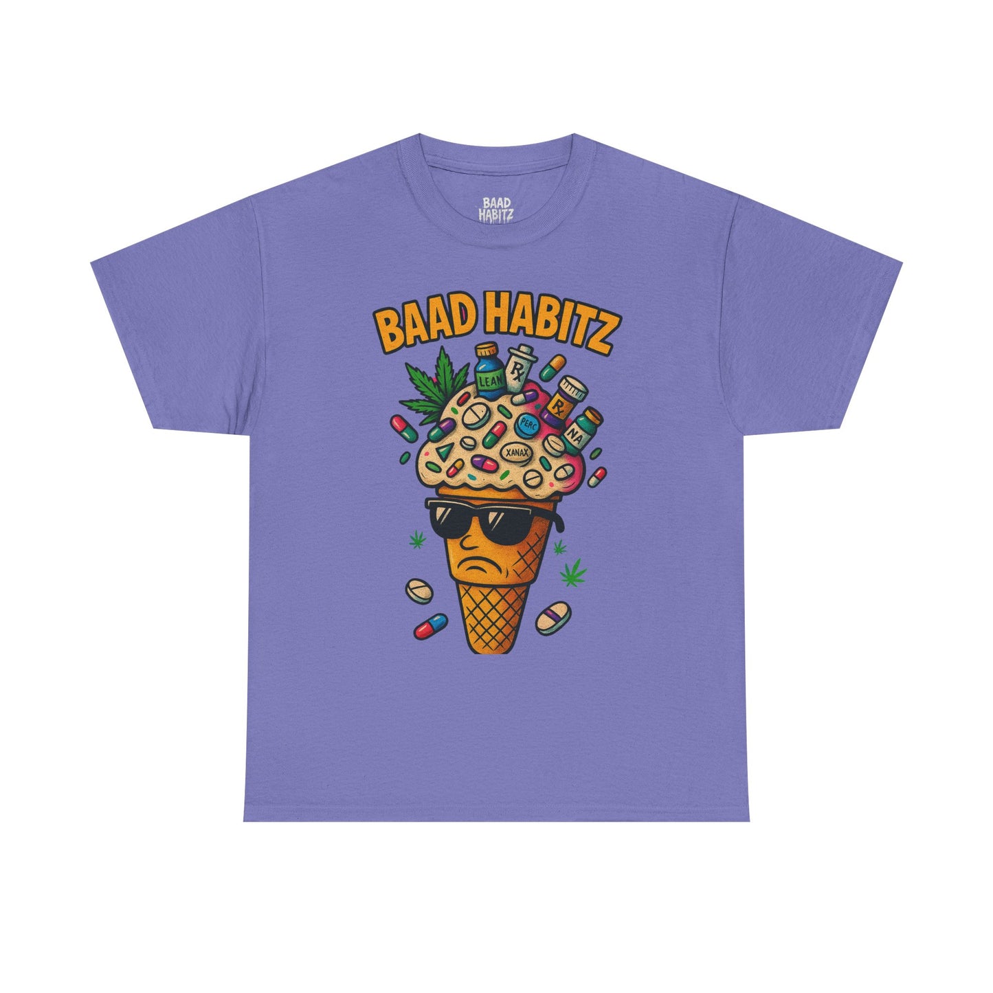 Funny Graphic Tee, Trendy T-Shirt for Casual Wear, Summer Wardrobe Essential, Perfect Gift for Friends, BAAD HABITZ Design