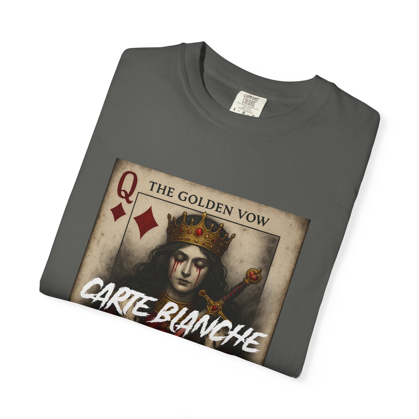 Artistic Unisex T-Shirt - Carte Blanche Playing Card Design