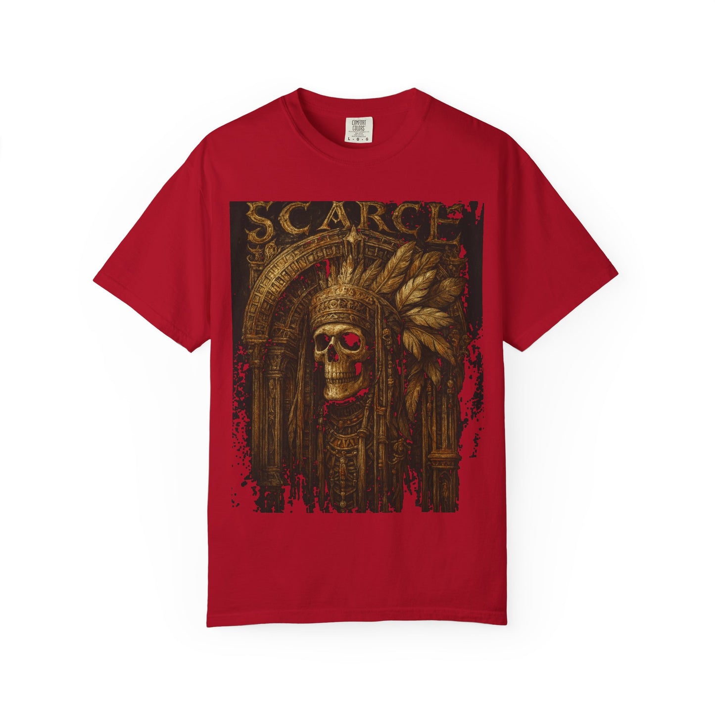 Unisex Garment-Dyed T-Shirt - SCARCE The Lost Skull Design