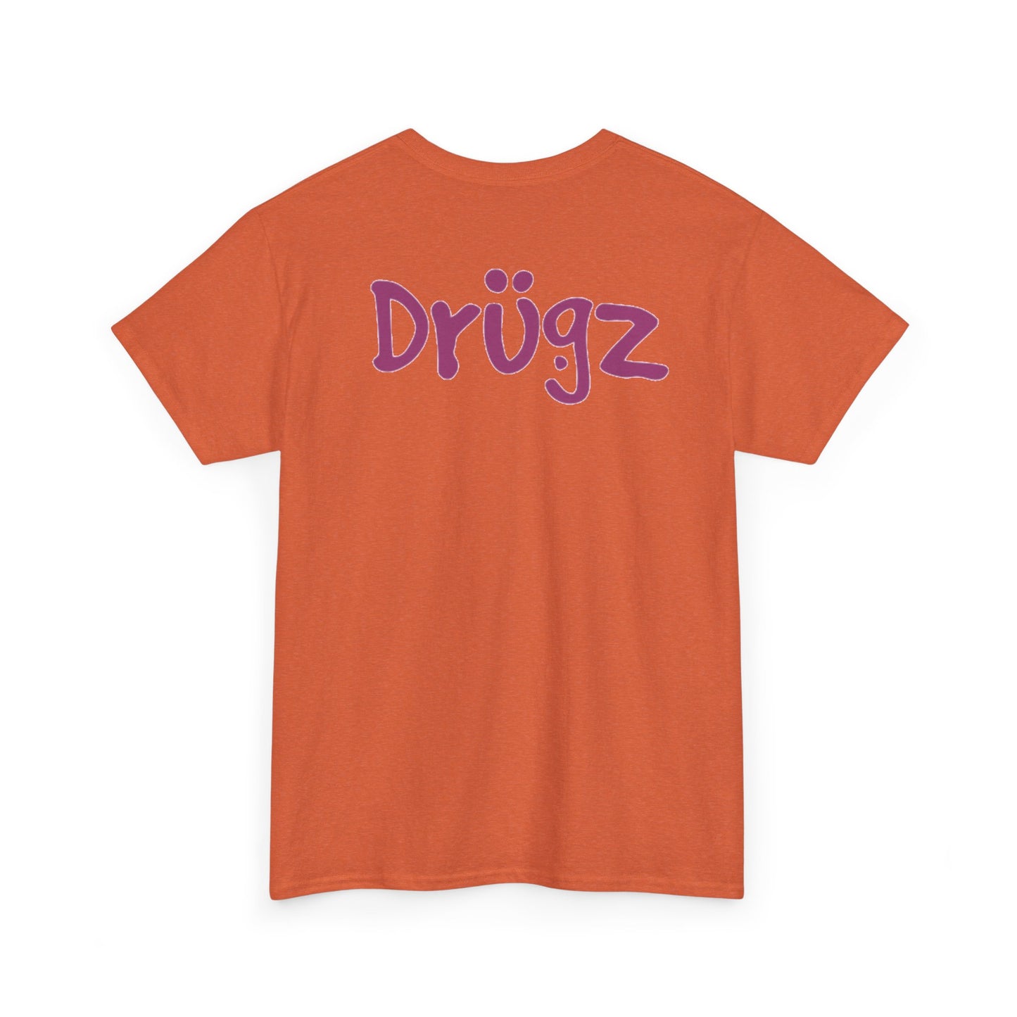 Funny Graphic Tee, Unisex Humor Shirt, Party Wear, Baad Habitz Apparel, Drugz T-Shirt, Gift for Friends