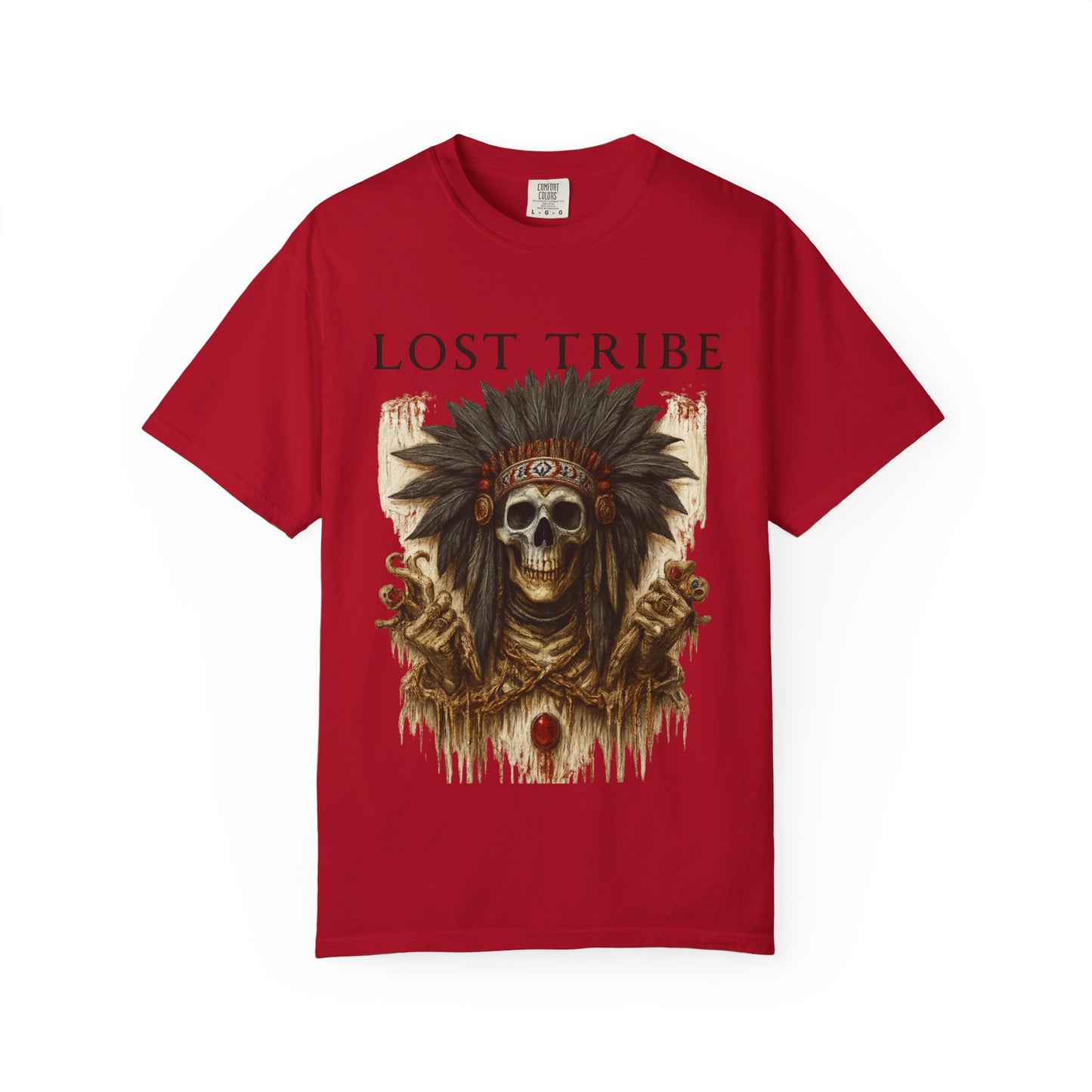 Lost Tribe Unisex Garment-Dyed T-Shirt | Scarcity Graphic Tee for Festival & Everyday Wear