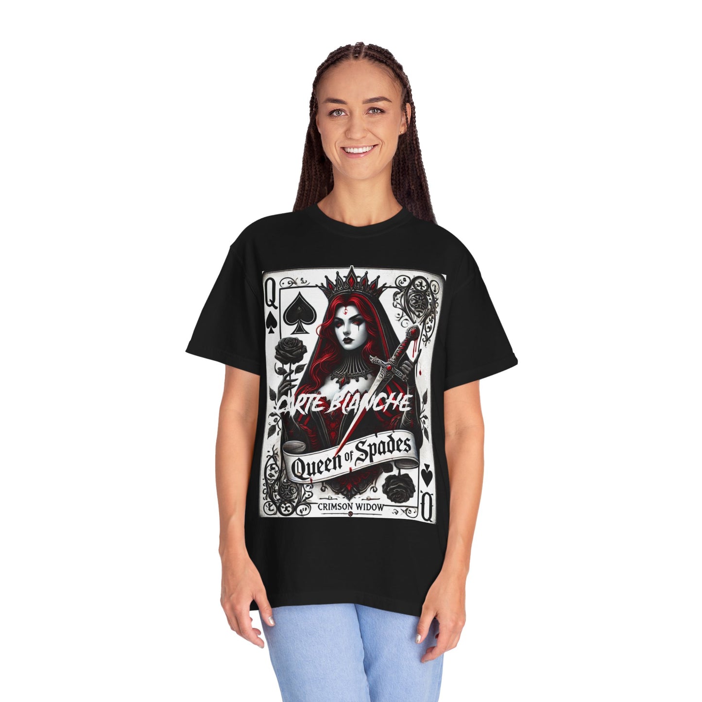 Queen of Spades Unisex T-Shirt - God Save the Queen Graphic Tee