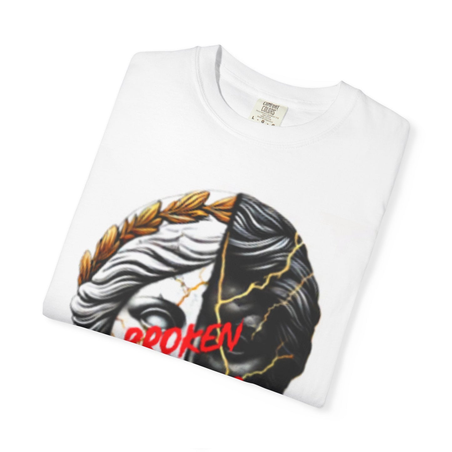 Unisex Garment-Dyed T-shirt - 'Broken Pieces' & 'God Save the Queen' Graphic Tee