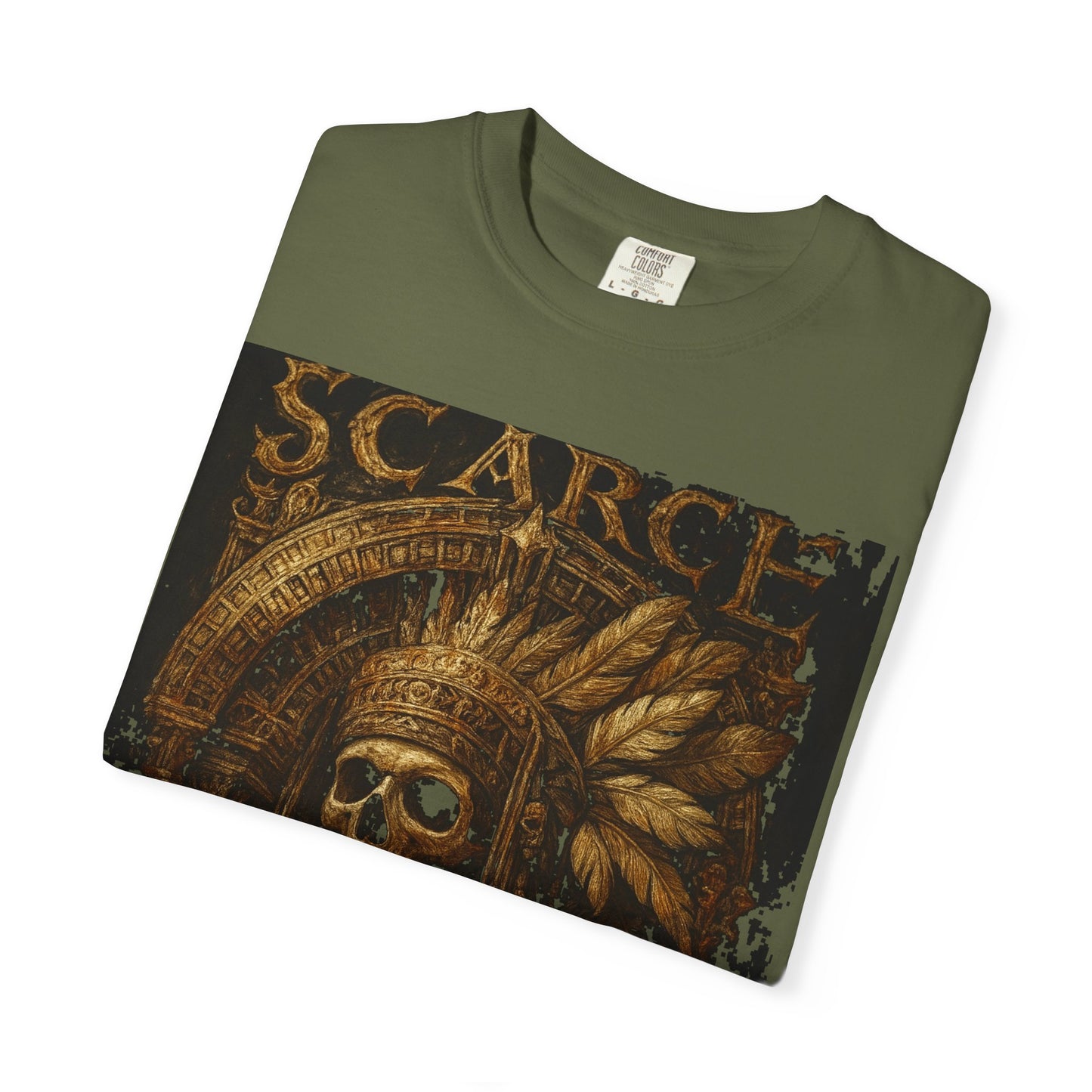 Unisex Garment-Dyed T-Shirt - SCARCE The Lost Skull Design