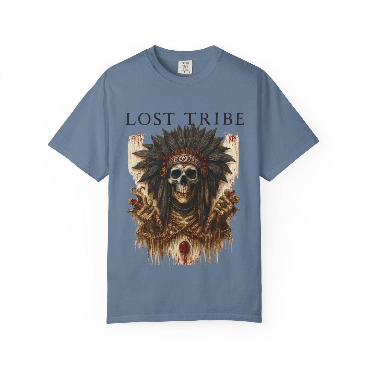 Lost Tribe Unisex Garment-Dyed T-Shirt | Scarcity Graphic Tee for Festival & Everyday Wear