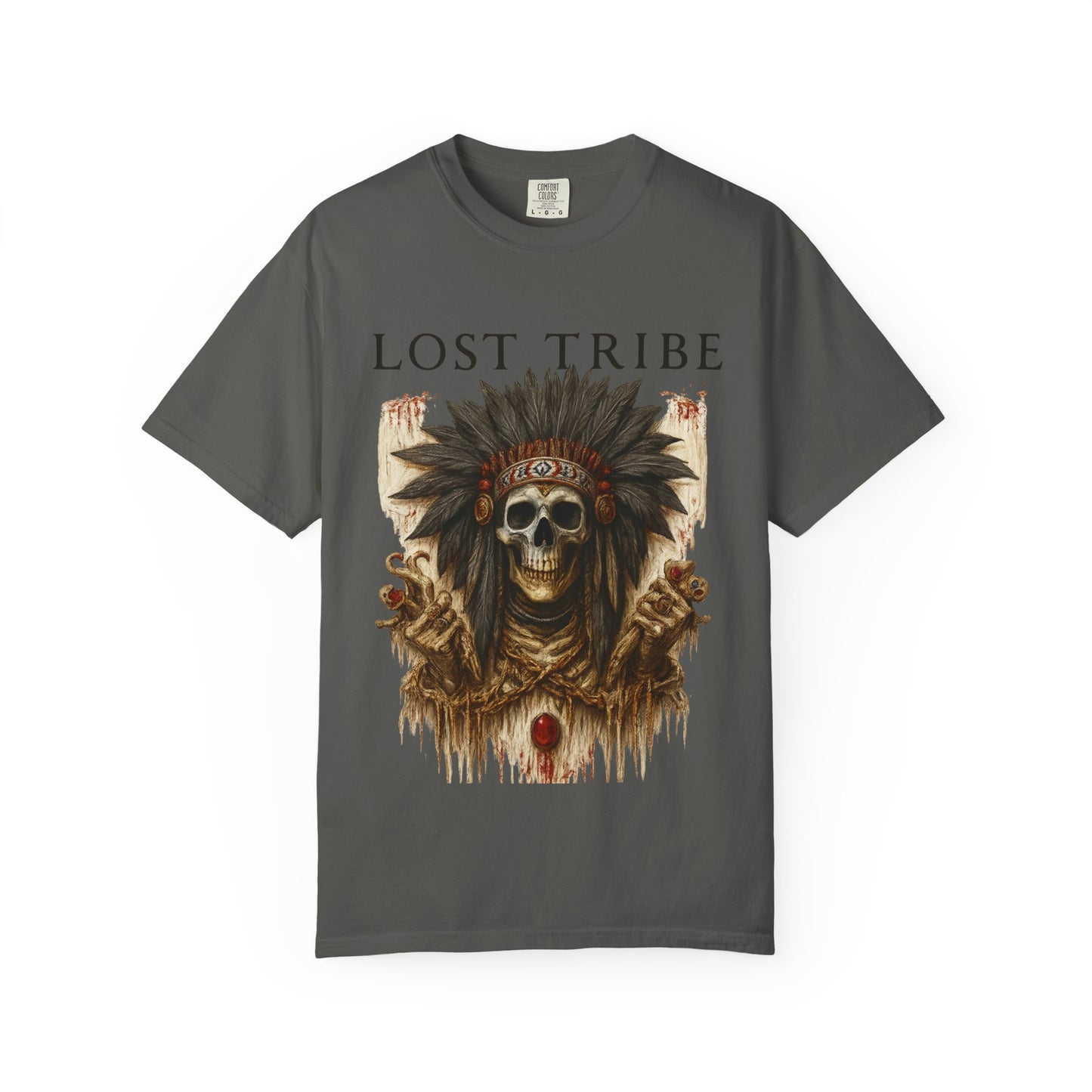 Lost Tribe Unisex Garment-Dyed T-Shirt | Scarcity Graphic Tee for Festival & Everyday Wear