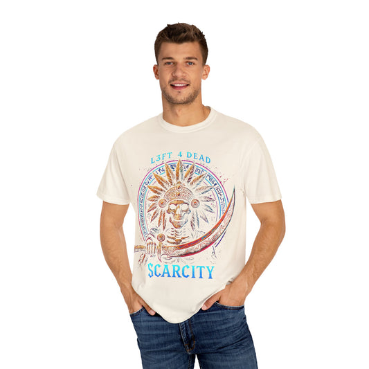 Copy of L3FT 4 DEAD Scarcity Unisex Garment-Dyed T-shirt - Bold Streetwear for Creative Souls