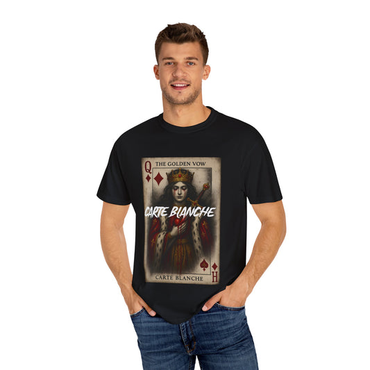 Artistic Unisex T-Shirt - Carte Blanche Playing Card Design
