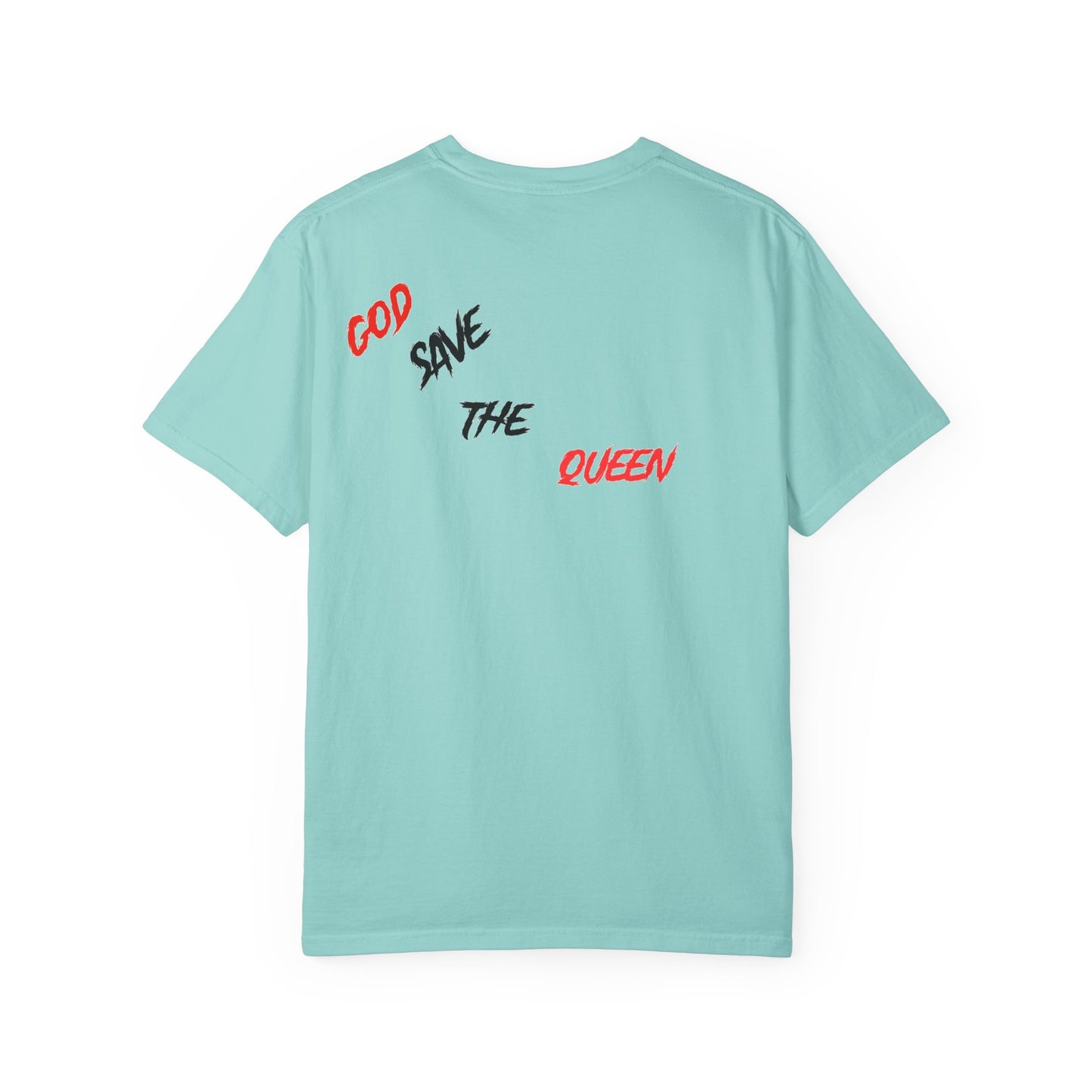 Street Art Graphic T-Shirt - 'God Save the Queen' & 'Carte Blanche' Design
