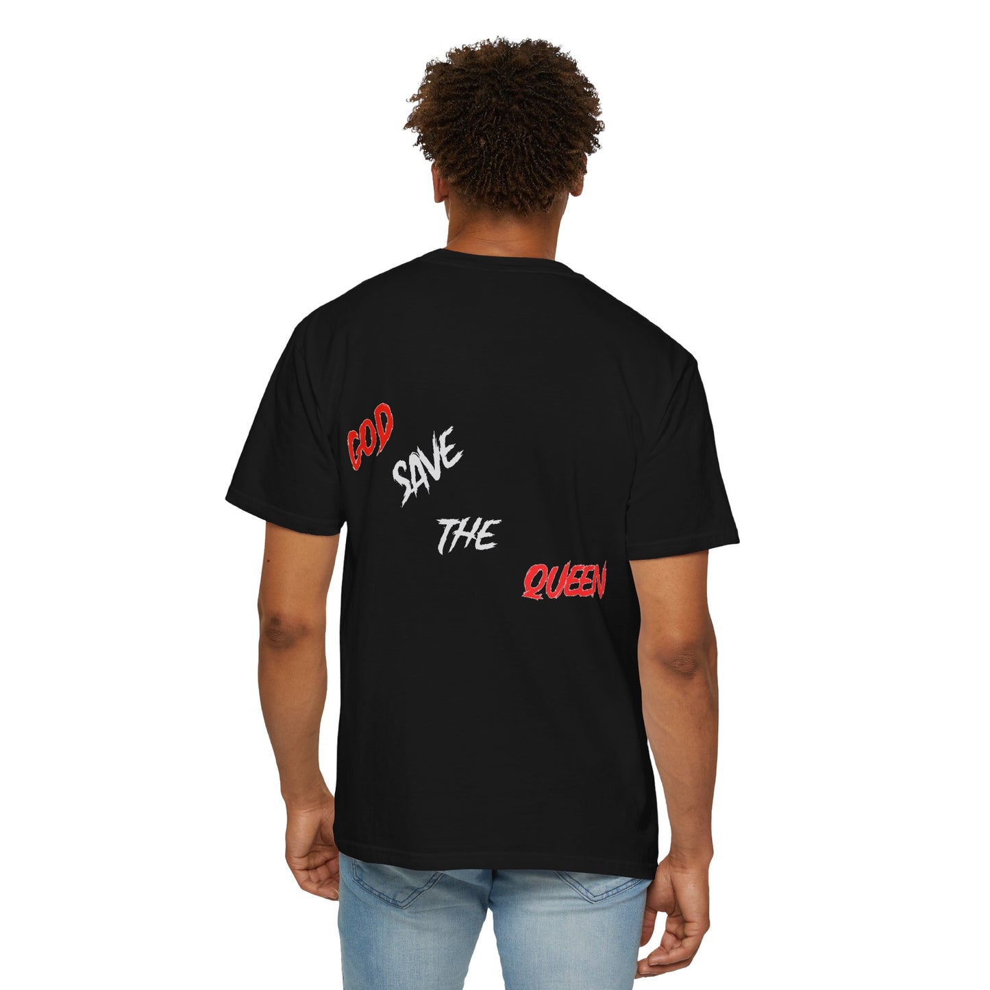 Unisex Garment-Dyed T-shirt - 'Broken Pieces' & 'God Save the Queen' Graphic Tee