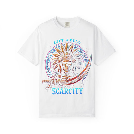 Copy of L3FT 4 DEAD Scarcity Unisex Garment-Dyed T-shirt - Bold Streetwear for Creative Souls