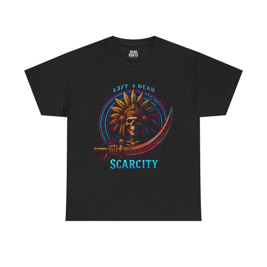 Vintage Graphic Unisex Heavy Cotton Tee - 'Scarcity' Design